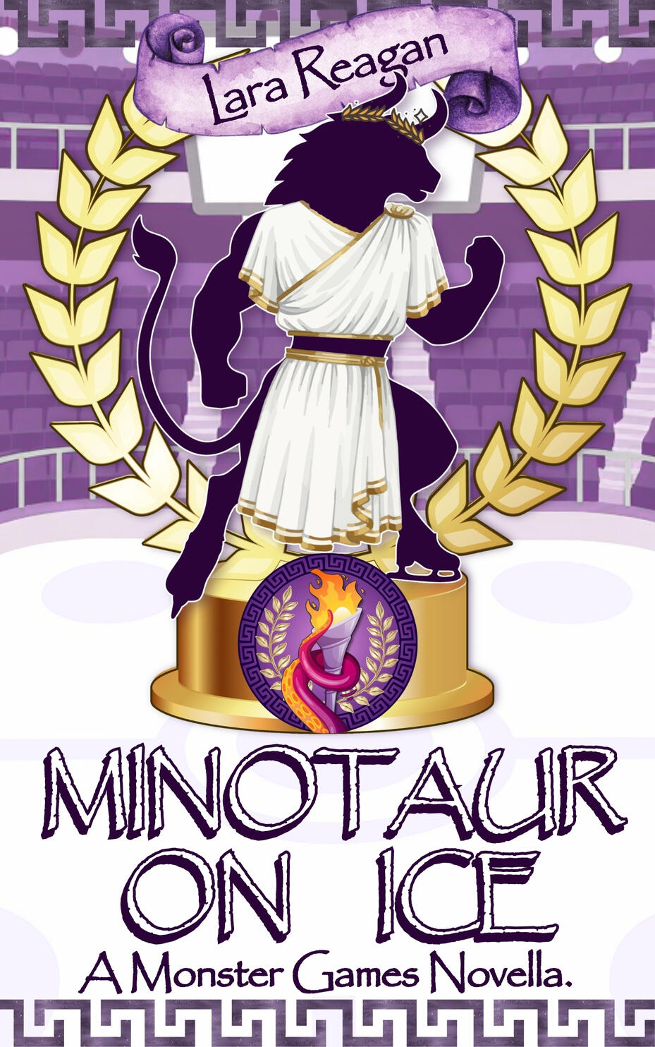 Minotaur On Ice Cover for Minotaur on Ice by Lara Reagan