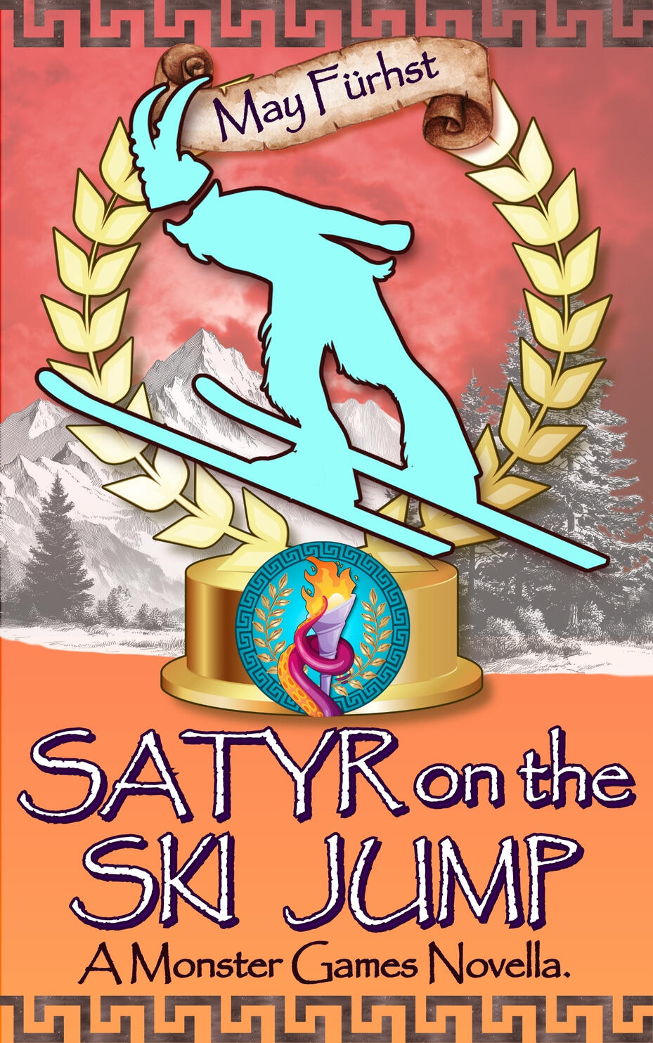 Satyr on the Ski Jump Cover for Satyr on the Ski Jump by May Furhst