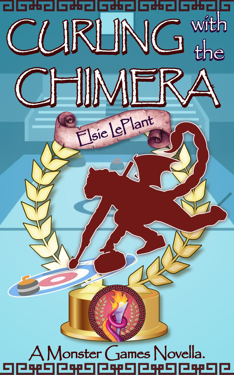Curling with the Chimera Cover for Curling with the Chimera by Elsie LePlant