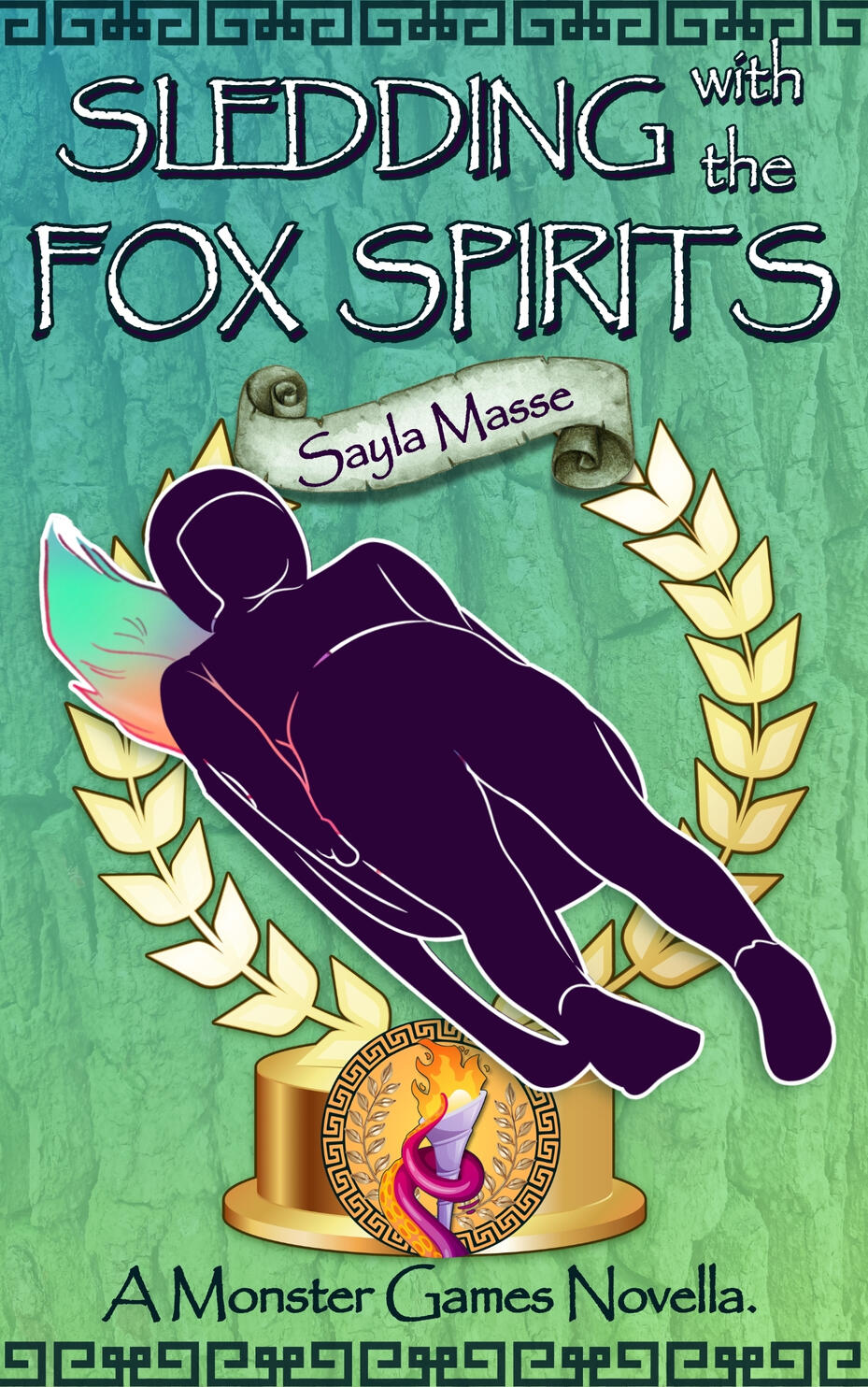 Sledding with the Fox Spirits Cover for Sledding with the Fox Spirits by Sayla Masse
